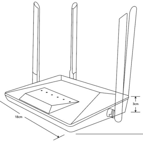 4G全网通300M WiFi无线路由器